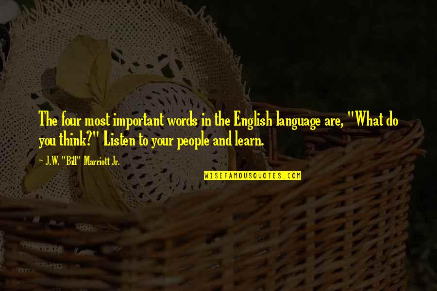 Important Of English Quotes By J.W. 