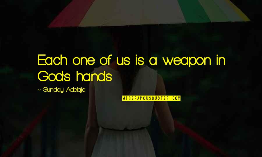 Improper Use Of Quotes By Sunday Adelaja: Each one of us is a weapon in