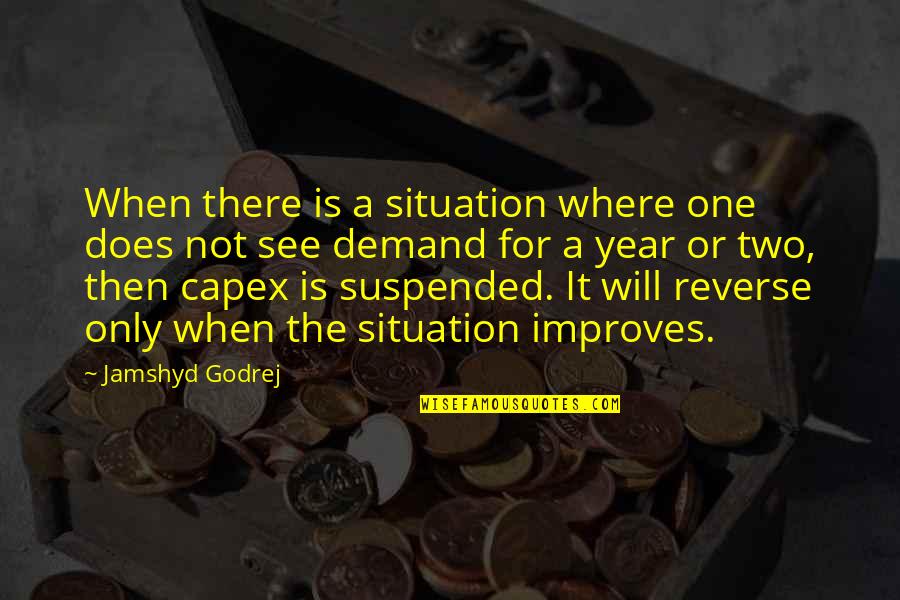 Improves Quotes By Jamshyd Godrej: When there is a situation where one does