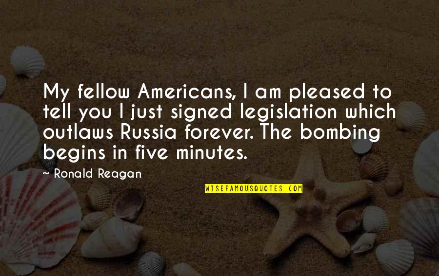 Impurezas Significado Quotes By Ronald Reagan: My fellow Americans, I am pleased to tell