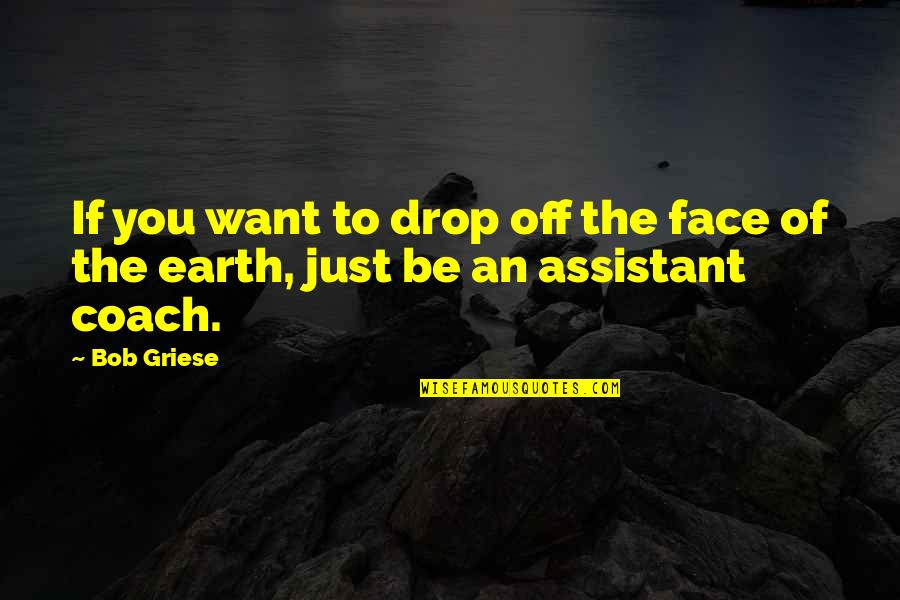 Imrich Lukac Quotes By Bob Griese: If you want to drop off the face