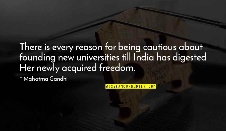Imtihaan Movie Quotes By Mahatma Gandhi: There is every reason for being cautious about