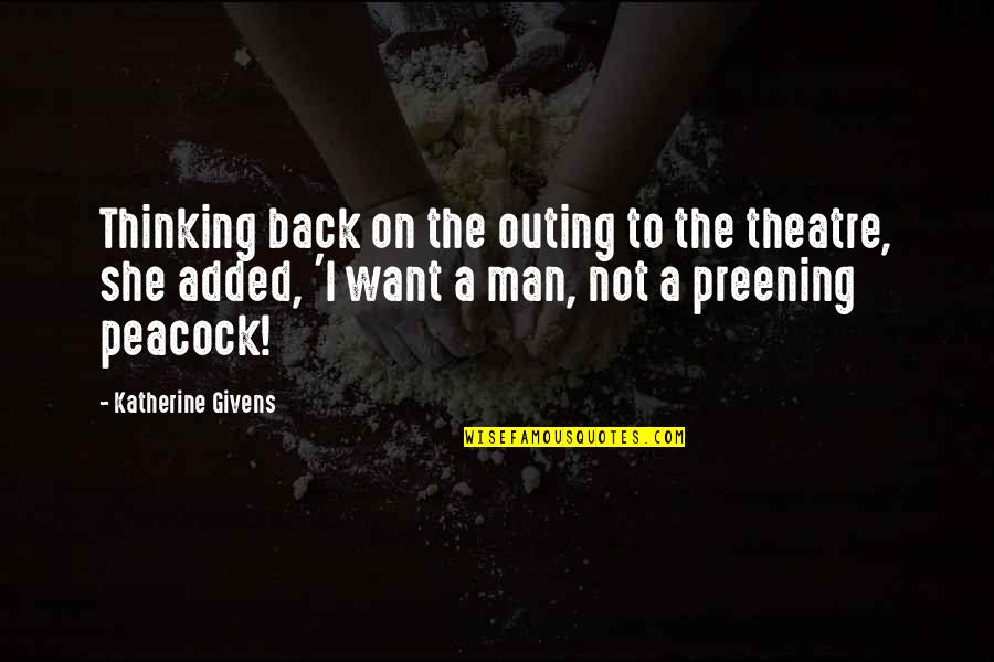 In Her Dreams Quotes By Katherine Givens: Thinking back on the outing to the theatre, In Her Dreams Quotes By Katherine Givens: Thinking back on the outing to the theatre,