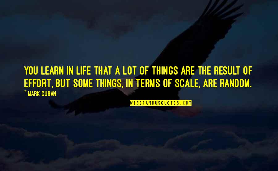 In Life You Learn Quotes By Mark Cuban: You learn in life that a lot of In Life You Learn Quotes By Mark Cuban: You learn in life that a lot of
