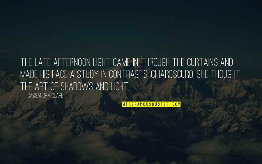 In The Shadows Quotes By Cassandra Clare: The late afternoon light came in through the In The Shadows Quotes By Cassandra Clare: The late afternoon light came in through the