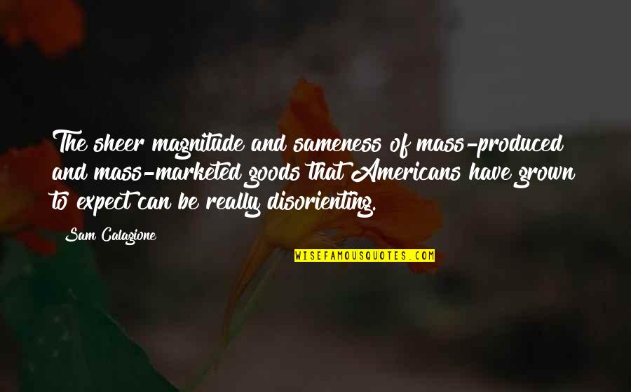 Inactividad Paranormal Pelicula Quotes By Sam Calagione: The sheer magnitude and sameness of mass-produced and Inactividad Paranormal Pelicula Quotes By Sam Calagione: The sheer magnitude and sameness of mass-produced and