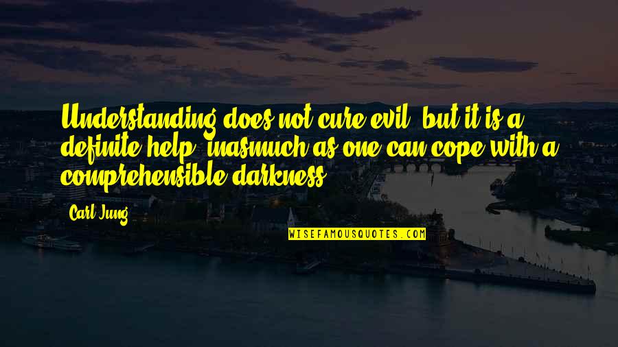 Inasmuch Quotes By Carl Jung: Understanding does not cure evil, but it is