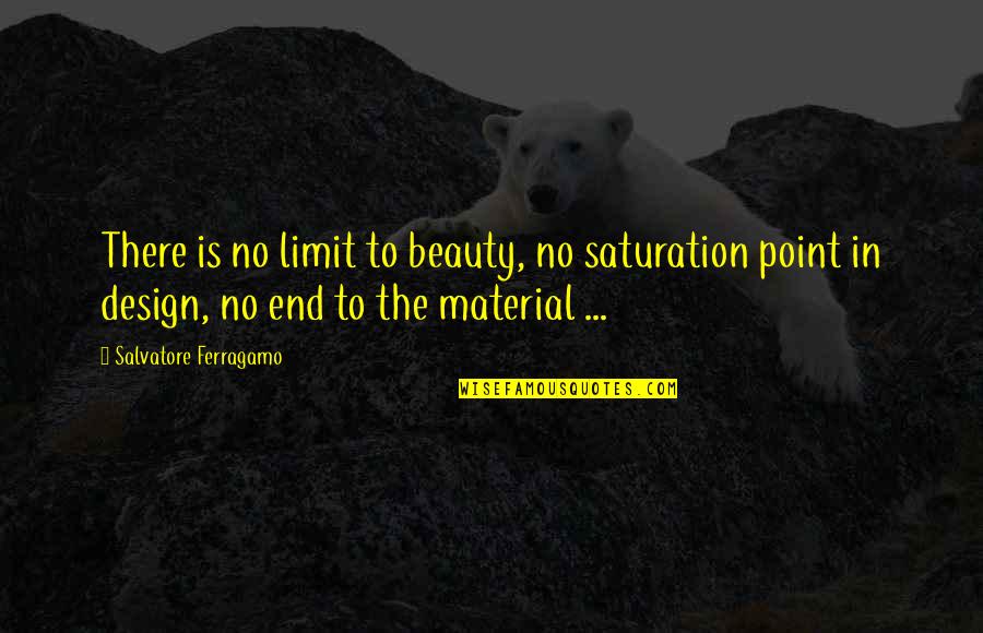 Incapacitatea De A Vinde Quotes By Salvatore Ferragamo: There is no limit to beauty, no saturation Incapacitatea De A Vinde Quotes By Salvatore Ferragamo: There is no limit to beauty, no saturation