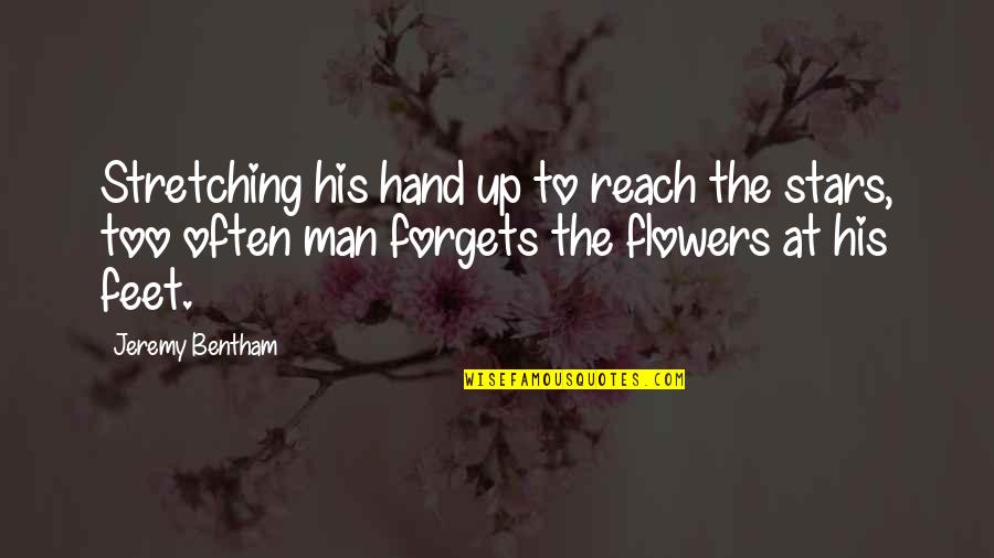 Inconsiderable Crossword Quotes By Jeremy Bentham: Stretching his hand up to reach the stars,