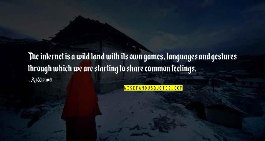 Inconverso Definicion Quotes By Ai Weiwei: The internet is a wild land with its Inconverso Definicion Quotes By Ai Weiwei: The internet is a wild land with its