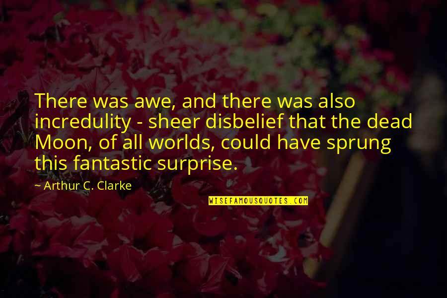 Incredulity's Quotes By Arthur C. Clarke: There was awe, and there was also incredulity Incredulity's Quotes By Arthur C. Clarke: There was awe, and there was also incredulity