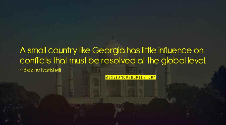 Indian Act Of 1876 Quotes By Bidzina Ivanishvili: A small country like Georgia has little influence Indian Act Of 1876 Quotes By Bidzina Ivanishvili: A small country like Georgia has little influence