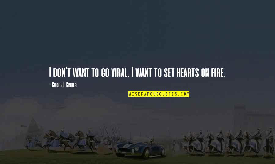 Indian Republic Day 2011 Quotes By Coco J. Ginger: I don't want to go viral, I want