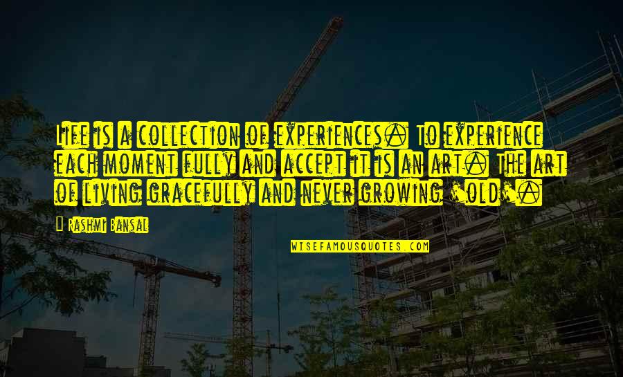 Indicipherability Quotes By Rashmi Bansal: Life is a collection of experiences. To experience
