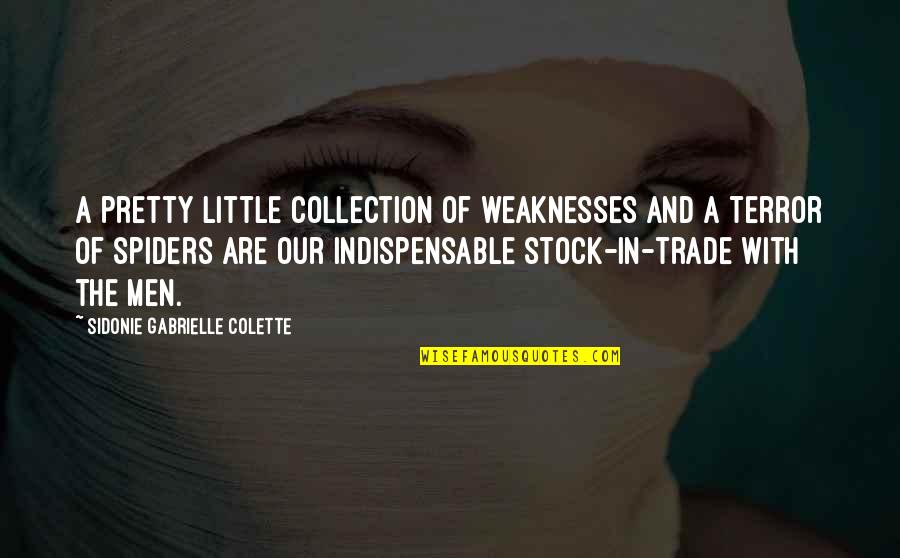 Indispensable Quotes By Sidonie Gabrielle Colette: A pretty little collection of weaknesses and a