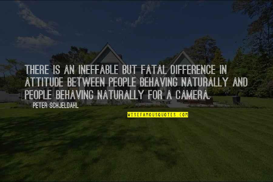 Ineffable Quotes By Peter Schjeldahl: There is an ineffable but fatal difference in