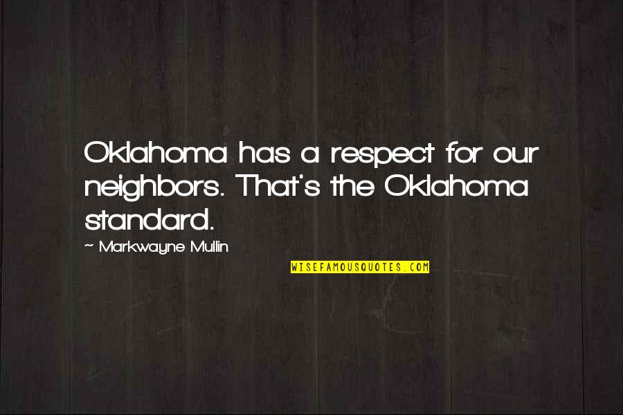 Inexpensive Term Life Insurance Quotes By Markwayne Mullin: Oklahoma has a respect for our neighbors. That's