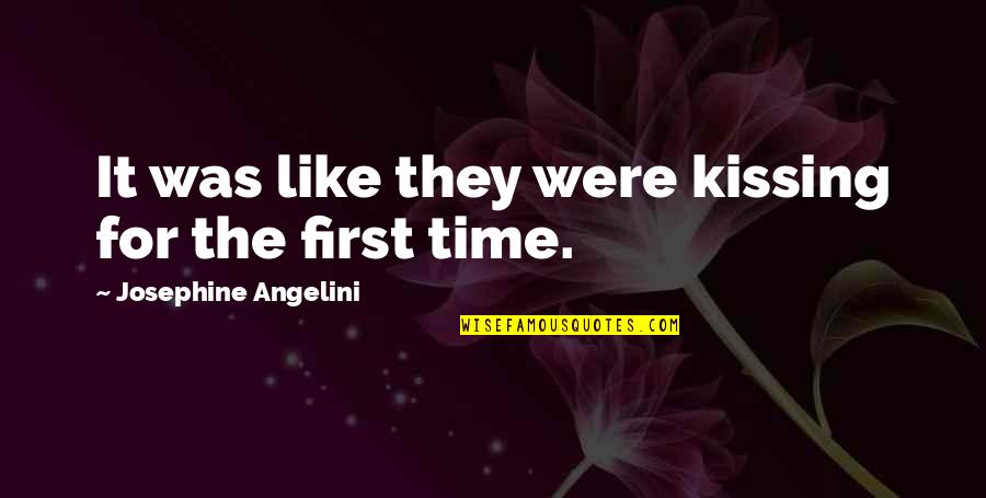 Inexpressibly Quotes By Josephine Angelini: It was like they were kissing for the