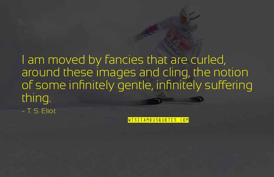 Infinitely Quotes By T. S. Eliot: I am moved by fancies that are curled,