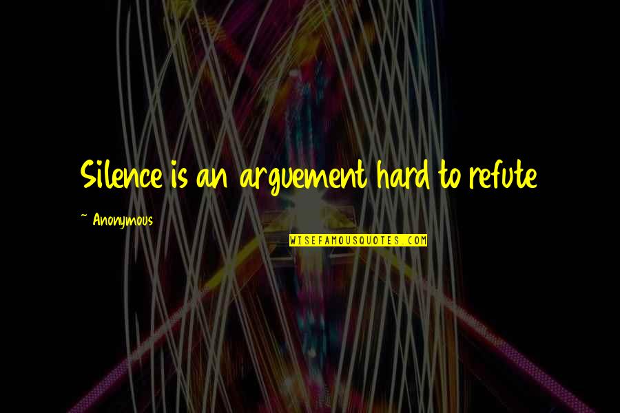 Infirmiers Cartoon Quotes By Anonymous: Silence is an arguement hard to refute Infirmiers Cartoon Quotes By Anonymous: Silence is an arguement hard to refute