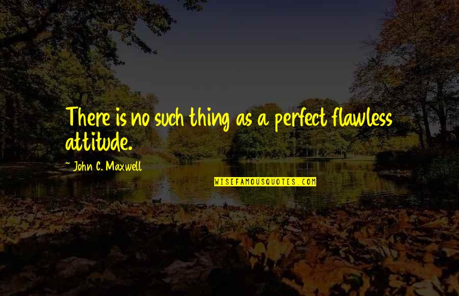 Information Architects Quotes By John C. Maxwell: There is no such thing as a perfect