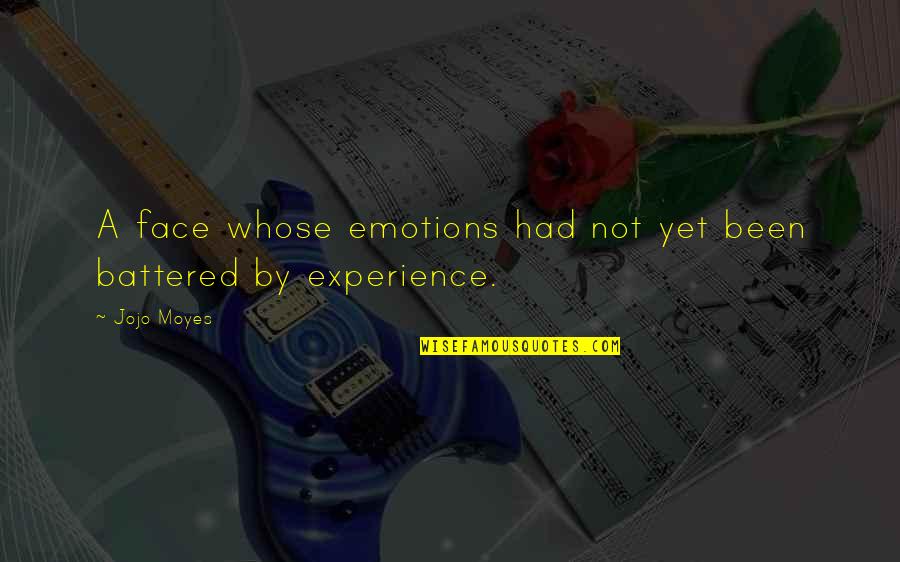 Inframundo Relatos Quotes By Jojo Moyes: A face whose emotions had not yet been