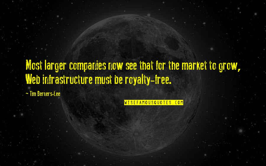 Infrastructure Quotes By Tim Berners-Lee: Most larger companies now see that for the