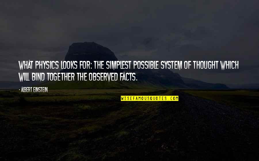 Ing Stock Quotes By Albert Einstein: What physics looks for: The simplest possible system