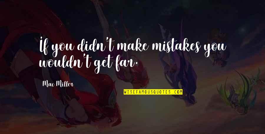 Ingfried Hoffmann Quotes By Mac Miller: If you didn't make mistakes you wouldn't get