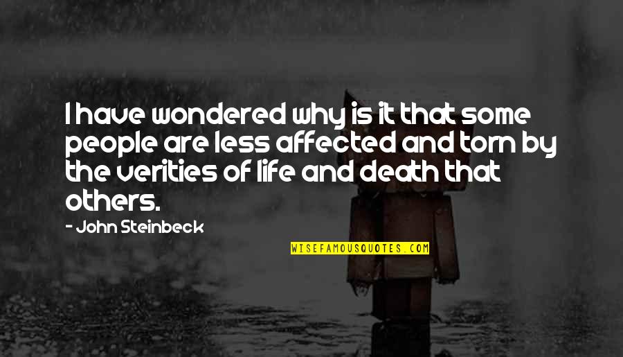 Inioluwa Yoruba Quotes By John Steinbeck: I have wondered why is it that some