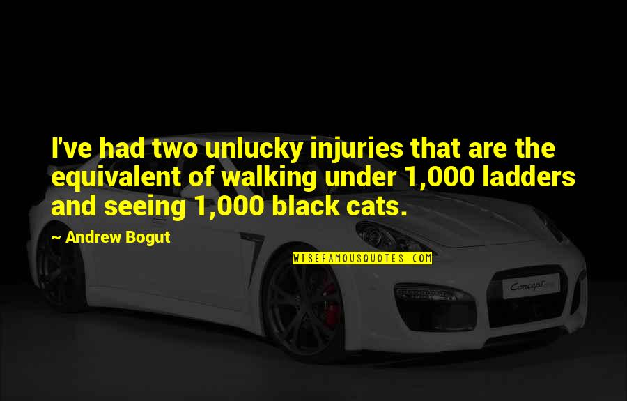 Injuries Quotes By Andrew Bogut: I've had two unlucky injuries that are the