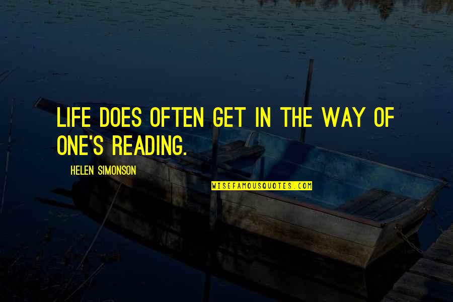 Inmadurez Significado Quotes By Helen Simonson: Life does often get in the way of Inmadurez Significado Quotes By Helen Simonson: Life does often get in the way of