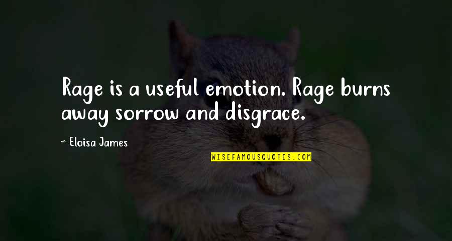 Innatism Quotes By Eloisa James: Rage is a useful emotion. Rage burns away