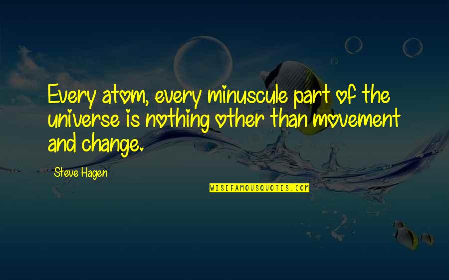Innerst Sales Quotes By Steve Hagen: Every atom, every minuscule part of the universe Innerst Sales Quotes By Steve Hagen: Every atom, every minuscule part of the universe