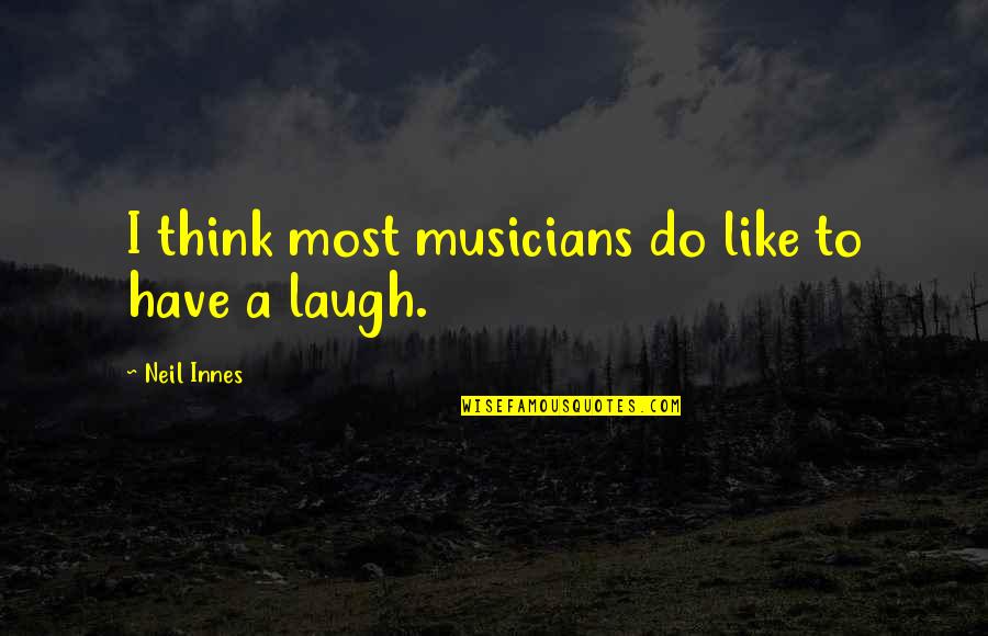 Innes Quotes By Neil Innes: I think most musicians do like to have