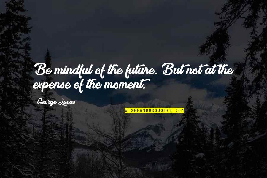 Inperfections Quotes By George Lucas: Be mindful of the future. But not at