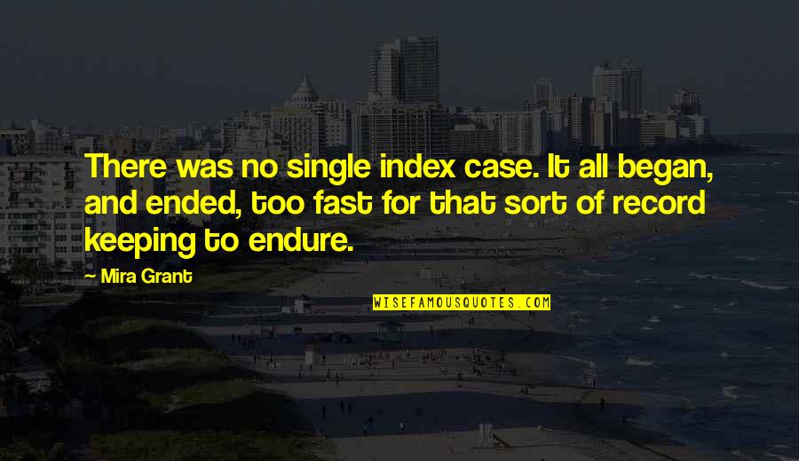 Inserire Immagini Quotes By Mira Grant: There was no single index case. It all Inserire Immagini Quotes By Mira Grant: There was no single index case. It all
