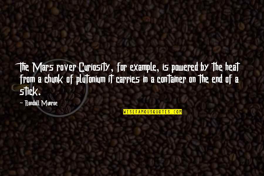 Inserras Flooring Quotes By Randall Munroe: The Mars rover Curiosity, for example, is powered Inserras Flooring Quotes By Randall Munroe: The Mars rover Curiosity, for example, is powered