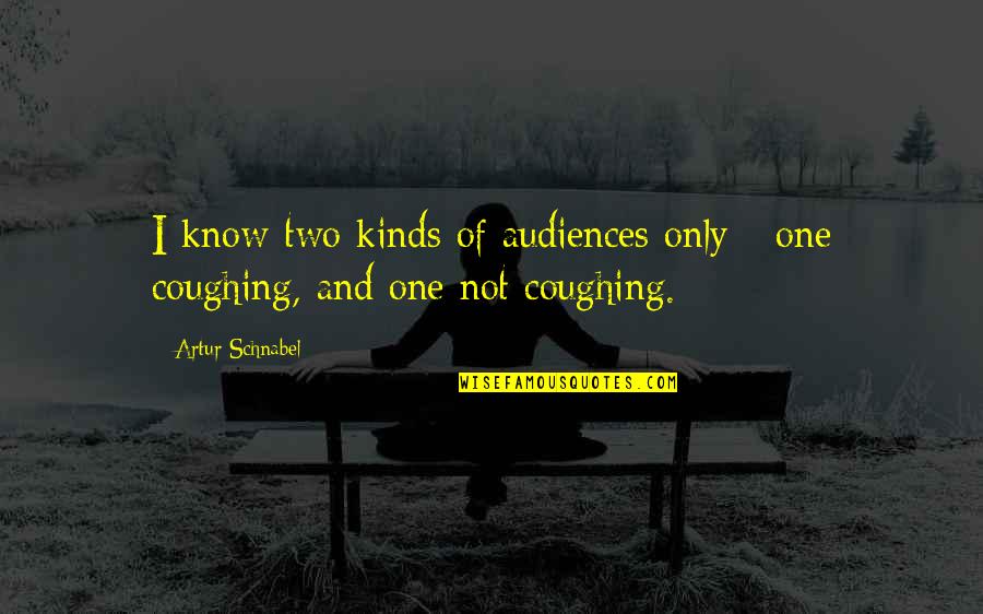 Insidious Demon Quotes By Artur Schnabel: I know two kinds of audiences only -