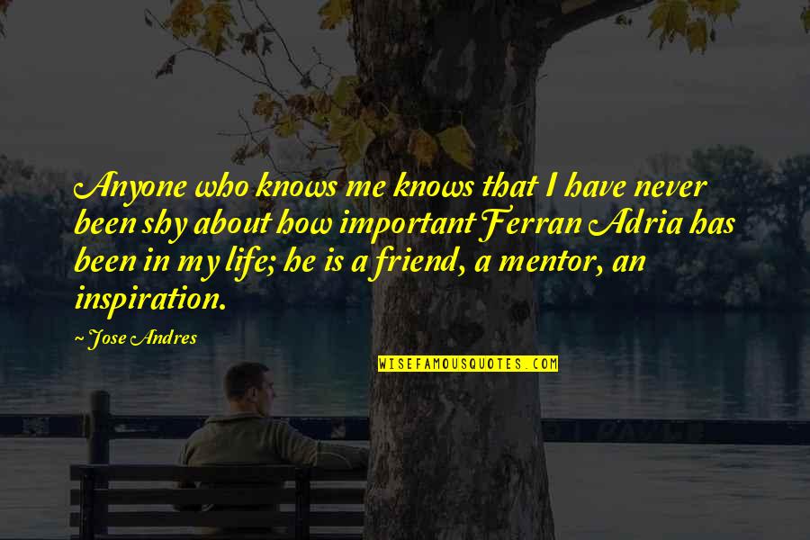 Inspiration About Life Quotes By Jose Andres: Anyone who knows me knows that I have