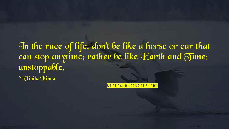 Inspirational Car Quotes By Vinita Kinra: In the race of life, don't be like Inspirational Car Quotes By Vinita Kinra: In the race of life, don't be like