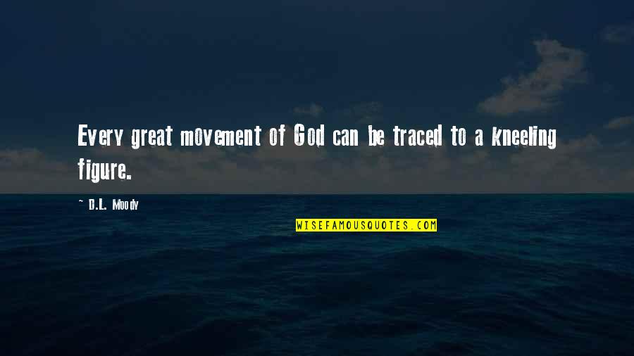 Inspirational Figure Quotes By D.L. Moody: Every great movement of God can be traced