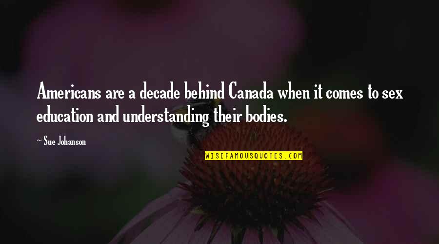 Inspirational Hypnosis Quotes By Sue Johanson: Americans are a decade behind Canada when it