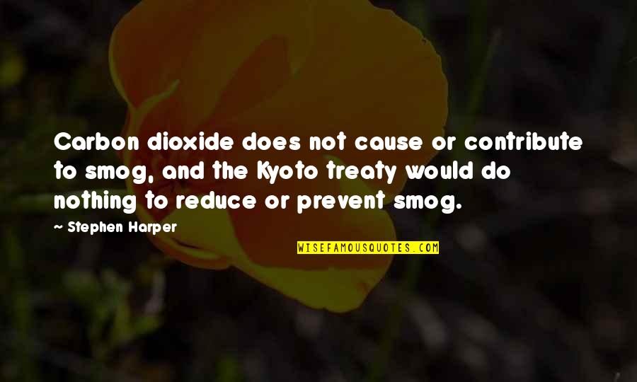 Inspirational Motherly Love Quotes By Stephen Harper: Carbon dioxide does not cause or contribute to