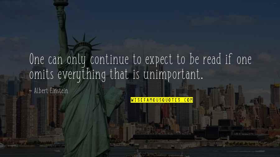 Inspirational Shyness Quotes By Albert Einstein: One can only continue to expect to be