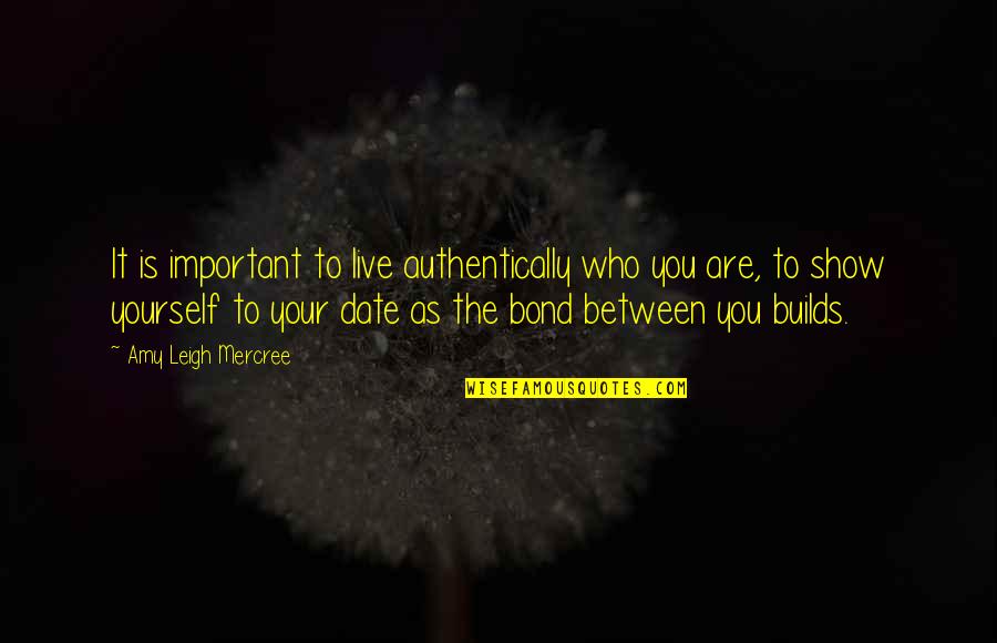 Inspirational Tumblr Quotes By Amy Leigh Mercree: It is important to live authentically who you