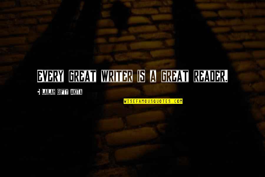 Inspirational Writer Quotes By Lailah Gifty Akita: Every great writer is a great reader. Inspirational Writer Quotes By Lailah Gifty Akita: Every great writer is a great reader.