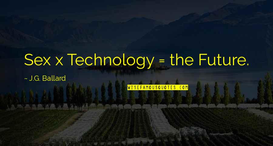 Inspirational X-men Quotes By J.G. Ballard: Sex x Technology = the Future. Inspirational X-men Quotes By J.G. Ballard: Sex x Technology = the Future.