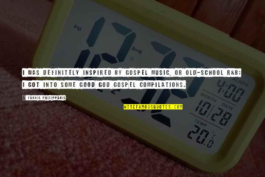 Inspired By God Quotes By Yannis Philippakis: I was definitely inspired by gospel music, or