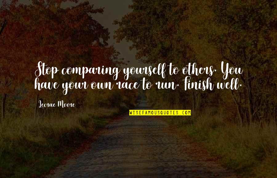 Inspiring Others Quotes By Lecrae Moore: Stop comparing yourself to others. You have your